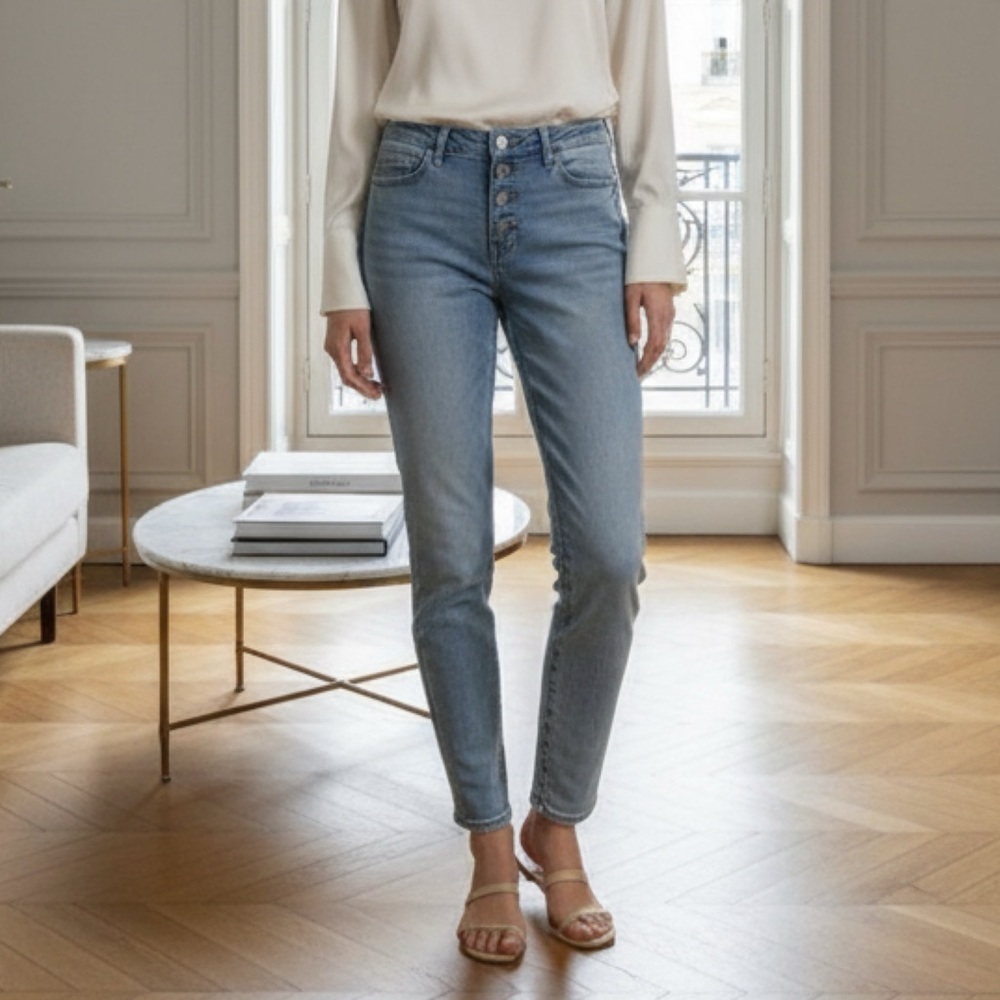 Old Navy High rise button up jeans